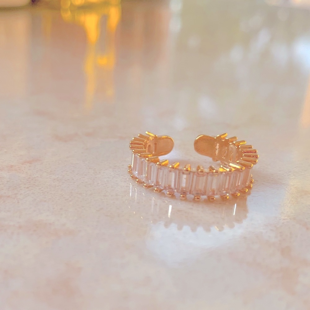 Baguette Band Ring | 14K Gold Filled